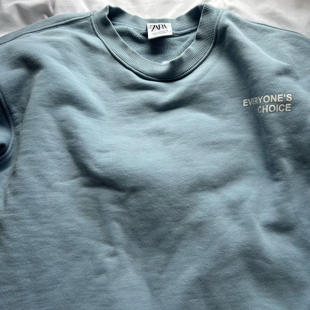 Zara blue crewneck